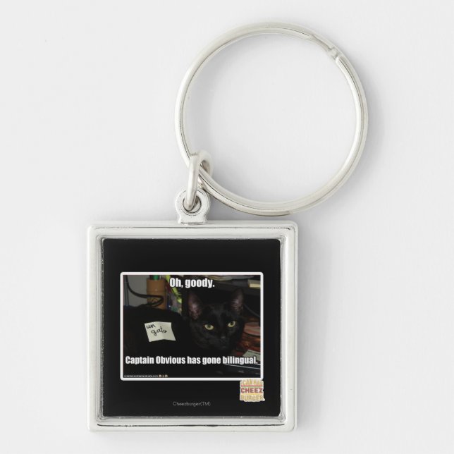 Oh, goody. key ring (Front)