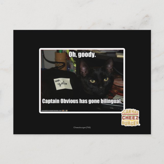 Oh, goody. postcard (Front)