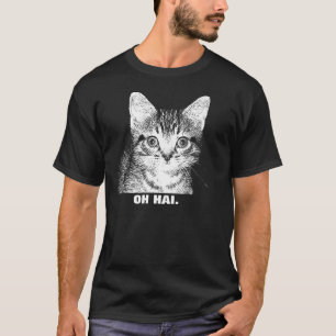 "OH HAI." - Kitten Shirt Mens