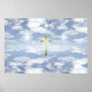 oh heavenly clouds poster