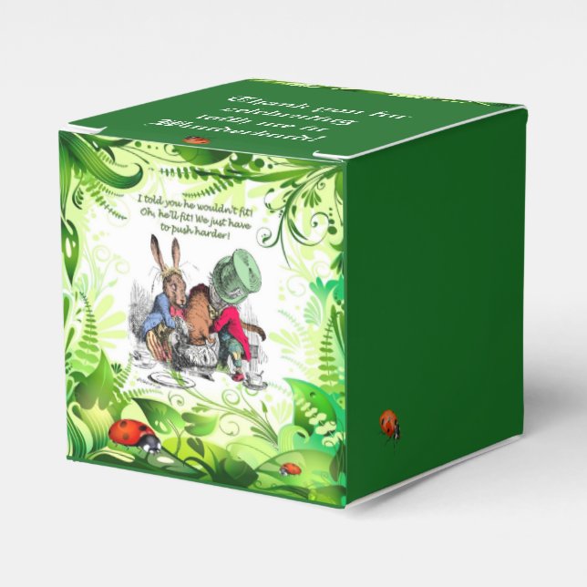 Oh, He'll Fit! 1 Favour Box (Front Side)