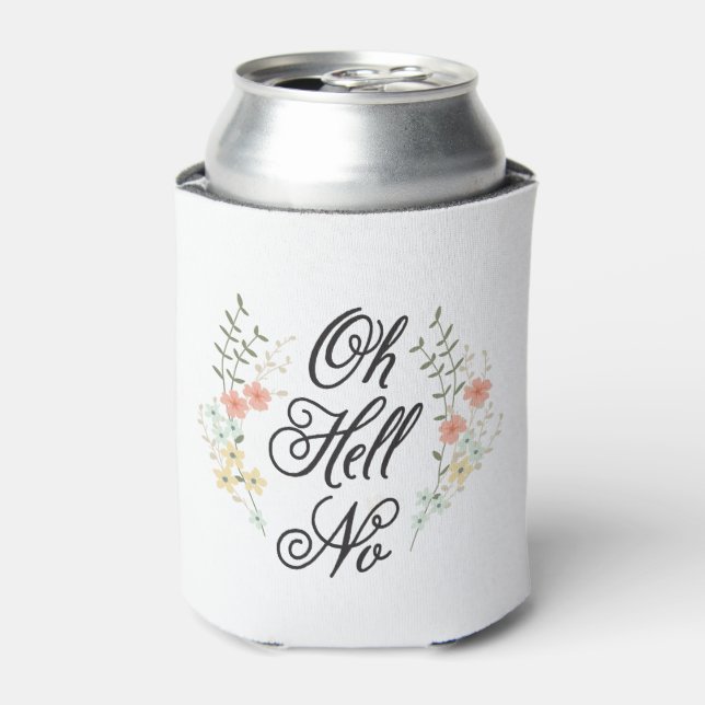 Oh Hell No Can Cooler Cosy (Can Front)