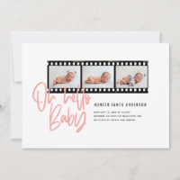 Oh Hello baby modern graphic multi photo film roll