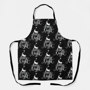 Oh Holy Night Family Christmas Nativity Scene Xmas Apron