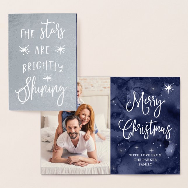 Oh Holy Night | Stars at Christmas with Photo Foil Card (Display)