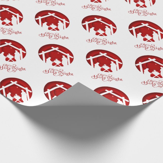 Oh Holy Night Wrapping Paper (Corner)