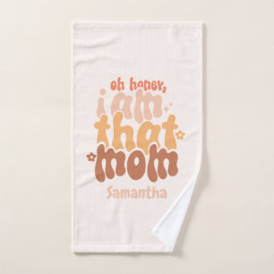 Oh Honey, I Am That Mum Bath Towel Set