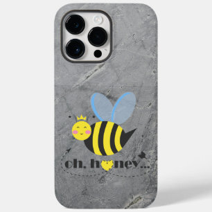 Oh Honey Valentines queen Bee character with tiara Case-Mate iPhone 14 Pro Max Case