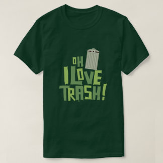 Oh I Love Trash Retro Pop Culture Graphic T-Shirt