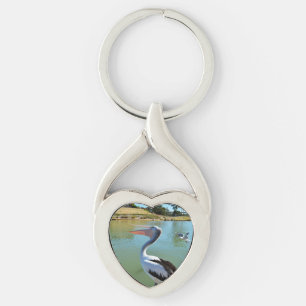 Oh Im A Happy Pelican Tra Lah, Metal Keyring