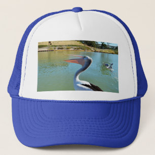 Oh Im A Happy Pelican Tra Lah, Trucker Hat