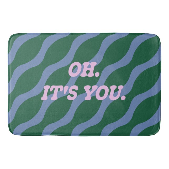 Oh It's You Retro Welcome Doormat Bath Mat (Front)