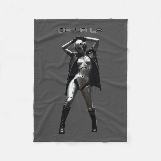 Oh La La Fleece Blanket (Front)