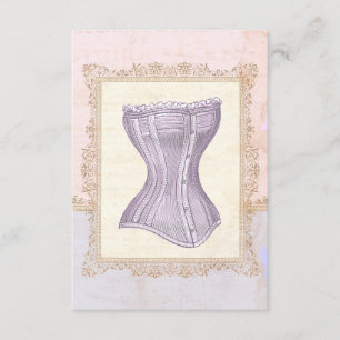 Oh La La Lolita Corset Vintage Shower Invitation