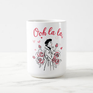 Oh La La Paris Girl – Romantic French Aesthetic  Coffee Mug