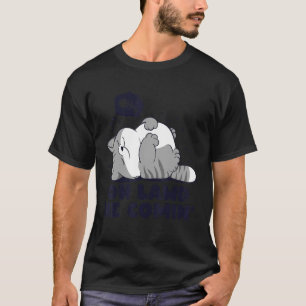 Oh Lawd He Coming Lazy Chonk Cat  Fatty Meme Desig T-Shirt