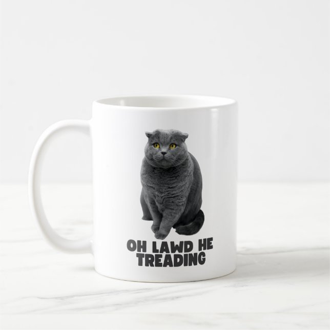 Oh Lawd He Treading Coffee Mug (Left)