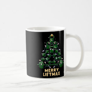 Oh Liftmas Tree Kettlebell Gym Ugly Christmas Coffee Mug