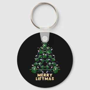 Oh Liftmas Tree Kettlebell Gym Ugly Christmas Key Ring