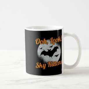 Oh Look Sky Kittens Bat Halloween Bats Coffee Mug
