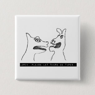 Oh LORDY 1975 label tape button