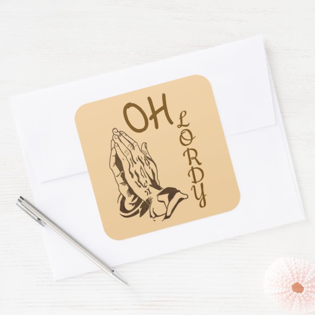 Oh Lordy Sticker (Envelope)