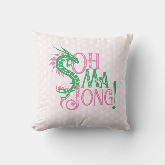 Oh Mah Jong! | Mah-Jongg Cushion (Front)