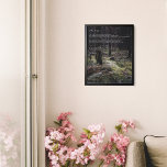Oh Me! Oh Life! Walt Whitman Poem Wooded Path 3 Poster<br><div class="desc">Walt Whitman's beloved poem, "Oh Me! Oh Life!" was rendered here in a serif font. Placed over a gorgeous photo by Dave Reed of striking woods; feel free to change this to any photo you prefer. V4 - Alternate versions with other photos are also available. (And this version is also...</div>