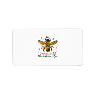 Oh Merry Christmas Bee Gifts Label