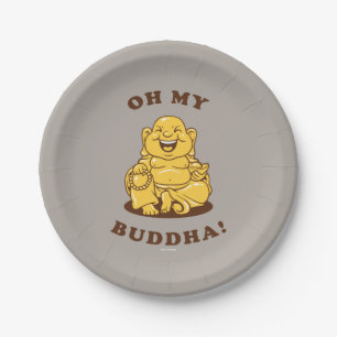 Oh My Buddha Paper Plate