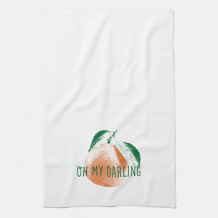 Oh My Darling Clementine Dishcloth Kitchen Towel