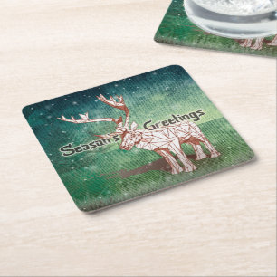 Oh My Deer~ Merry Christmas! Drink Coaster