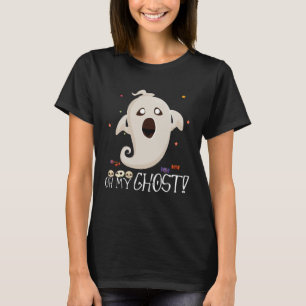 Oh My Ghost God Halloween Surprised Ghost T-Shirt