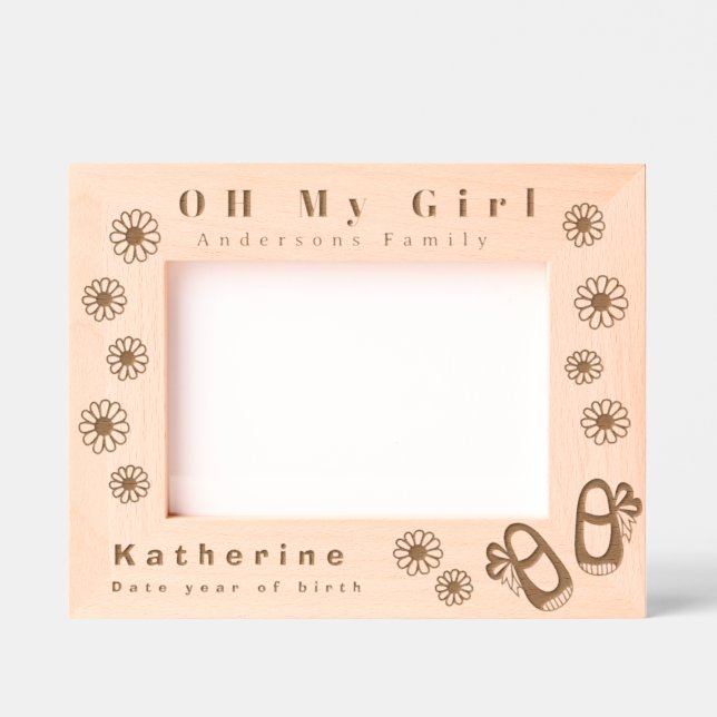 Oh My Girl Baby  Etched Frames (Front)