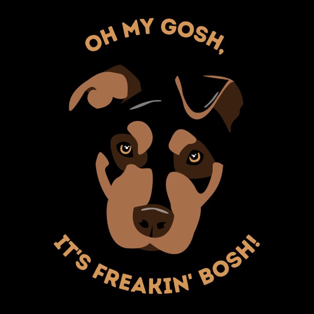 Oh My Gosh, It's Freakin' Bosh! Classic Round Sticker (Creator Uploaded)
