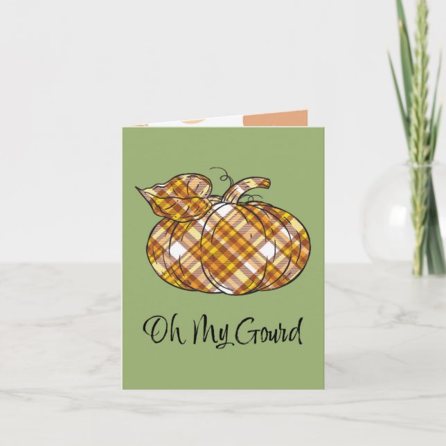 Oh My Gourd Card (Front)