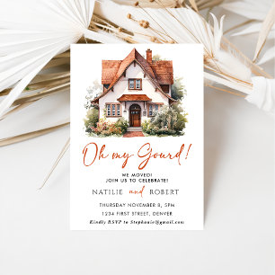 Oh My Gourd Fall Home Housewarming Party Invitation