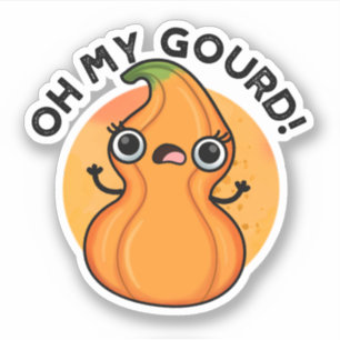 Oh My Gourd Funny Veggie Pun 