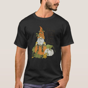 Oh My Gourd I Love Fall Gnome Family Pajama Thanks T-Shirt