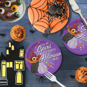 Oh My Gourd It’s Almost Halloween  Dessert Plates