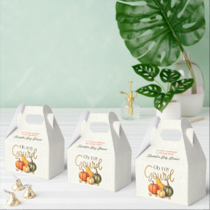 Oh My Gourd Little Pumpkin Baby Shower Favour Box