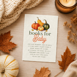 Oh My Gourd Little Pumpkin Books For Baby Enclosure Card