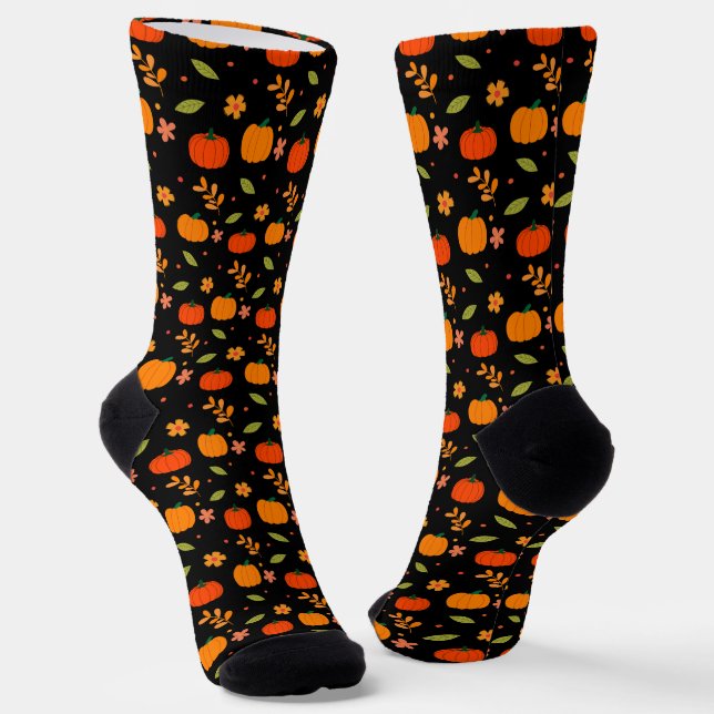 Oh My Gourdness Socks (Angled)