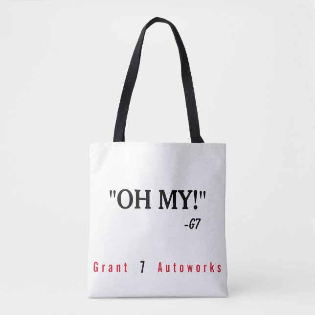 "Oh My!" Tote (Front)