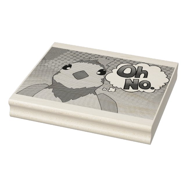Oh No Bird Rubber Stamp (Stamp)