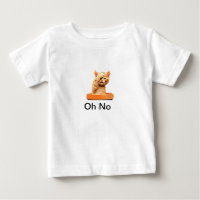 Oh No Cutest Cat T-Shirt Cloth For 12 Months BABY