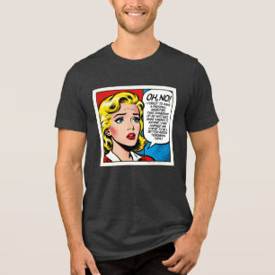 Oh No Female - Unisex - Tri-Blend Shirt
