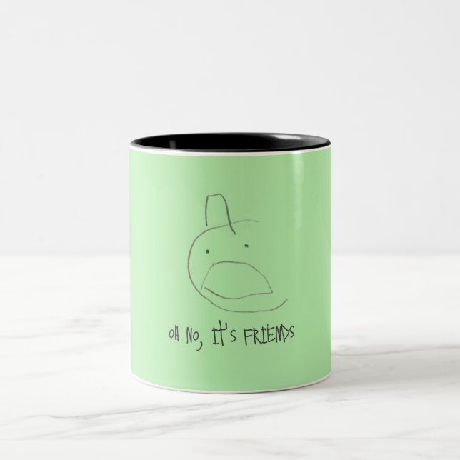 "oh no, it's friends" mug (Center)
