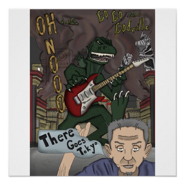 Oh no!! There goes Tokyo Poster (Front)