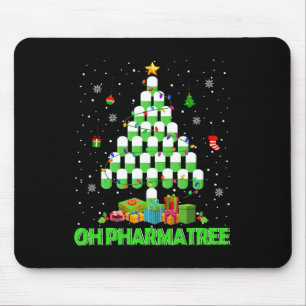 Oh Pharmatree Christmas Tree Pharmacy Medication P Mouse Pad